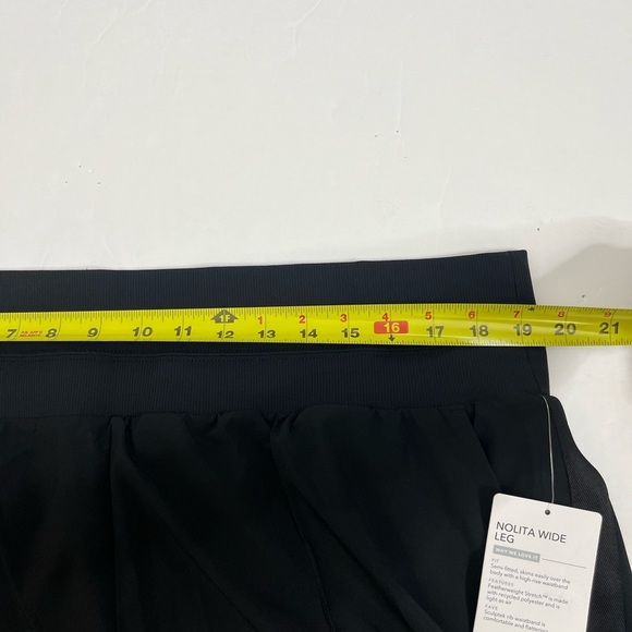 Athleta Nolita Wide Leg Pant Black Size 18 New with Tags - Picture 7 of 12